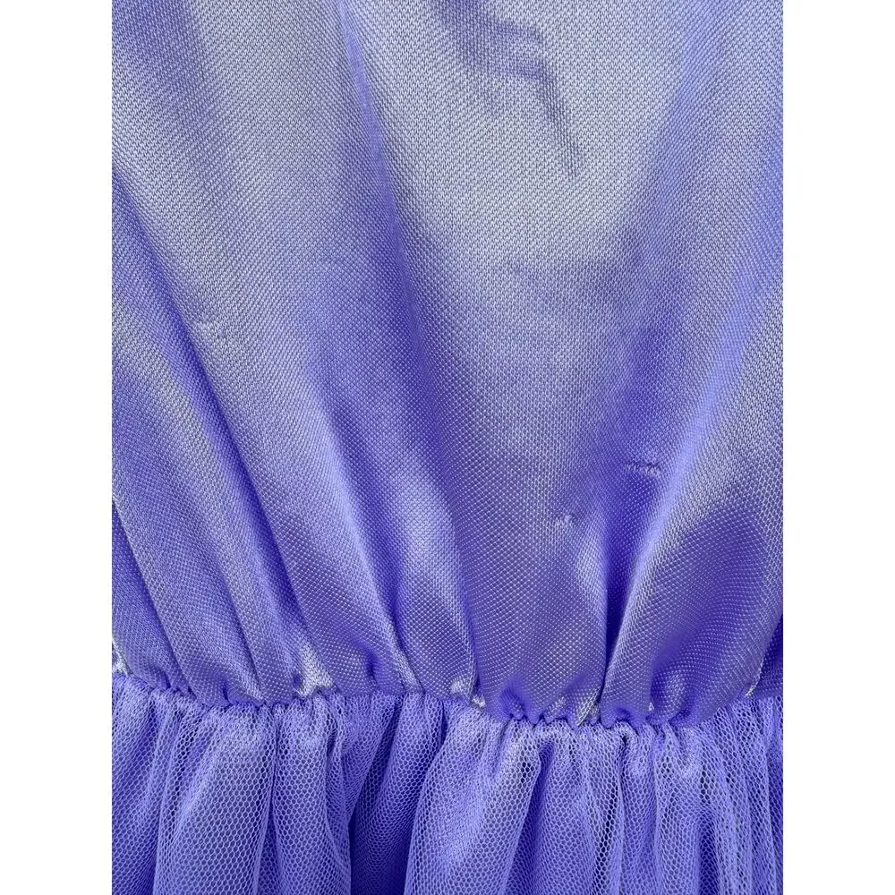 Disney Wish Asha/Star Nightgown Toddler Girls Size 5T Purple Fantasy Dress Gown